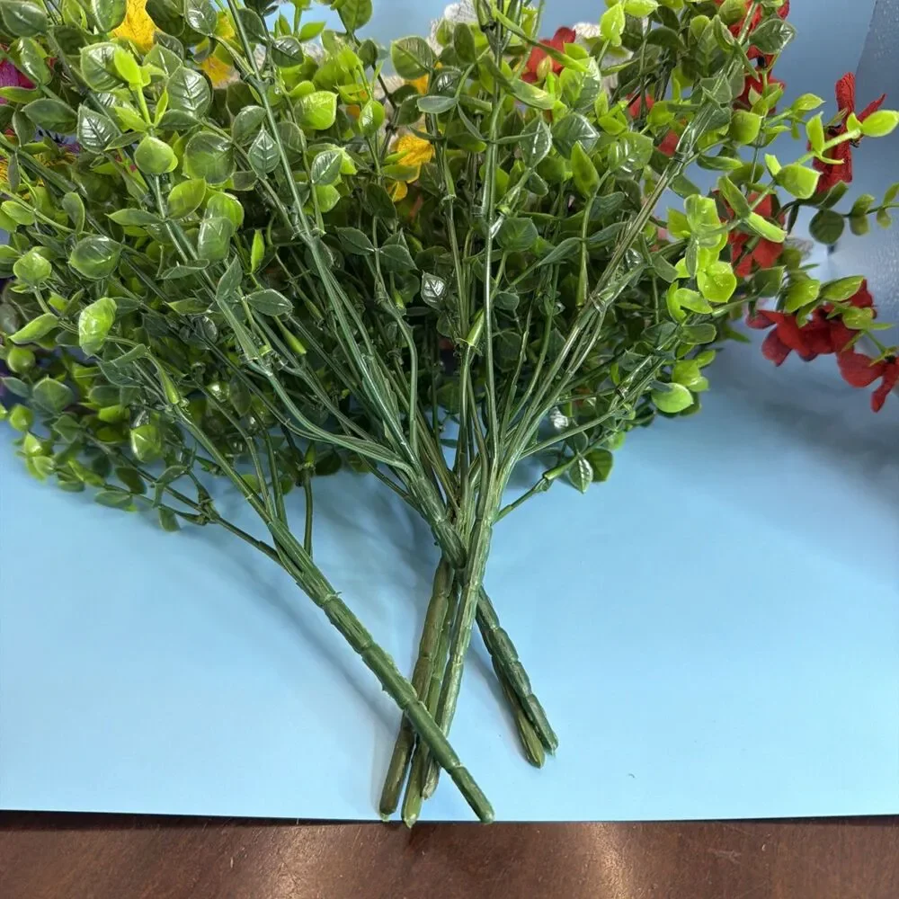 Artificial Flowers for Outdoors UV Resistant Fake Plants 6 Colors Included In $